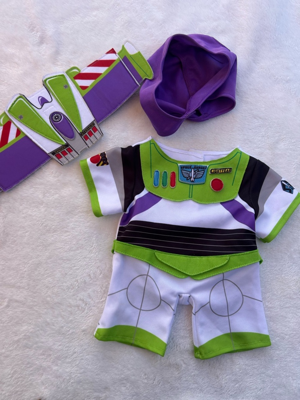 Build-A-Bear Purple and Green Space Ranger Costume Set